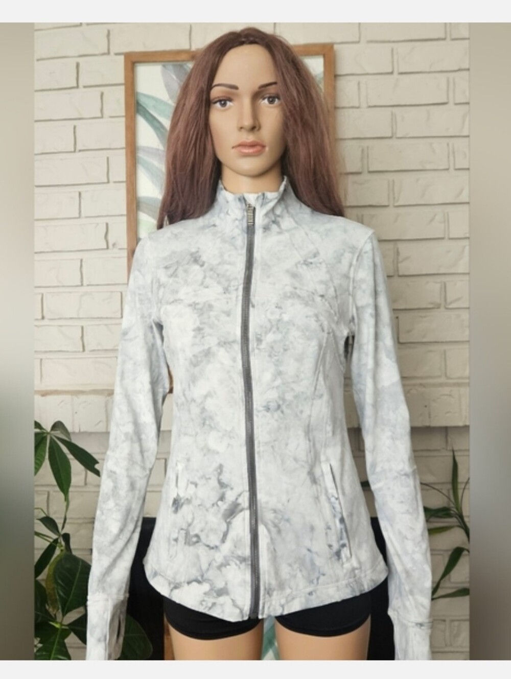 Lululemon Define Jacket Luxtreme Gray Marble Dye Women's